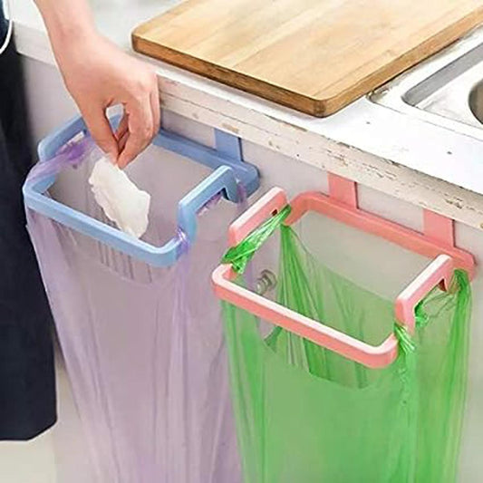 1PC Kitchen Garbage Bag Storage Rack Cabinet Door Back Hanging Holder Towel Rack