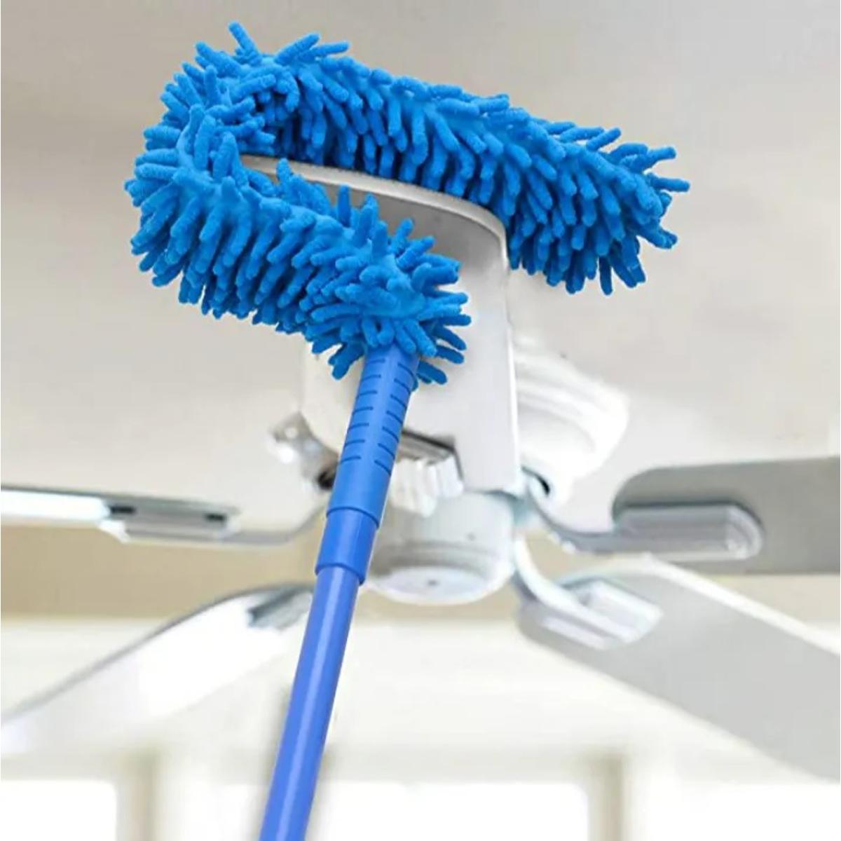 Fan Duster Flexible Microfiber Duster With Telescopic