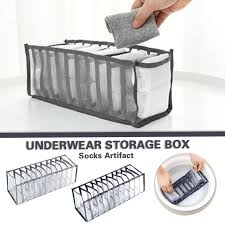 Socks Underwear Storage Box with Compartments Socks Bra