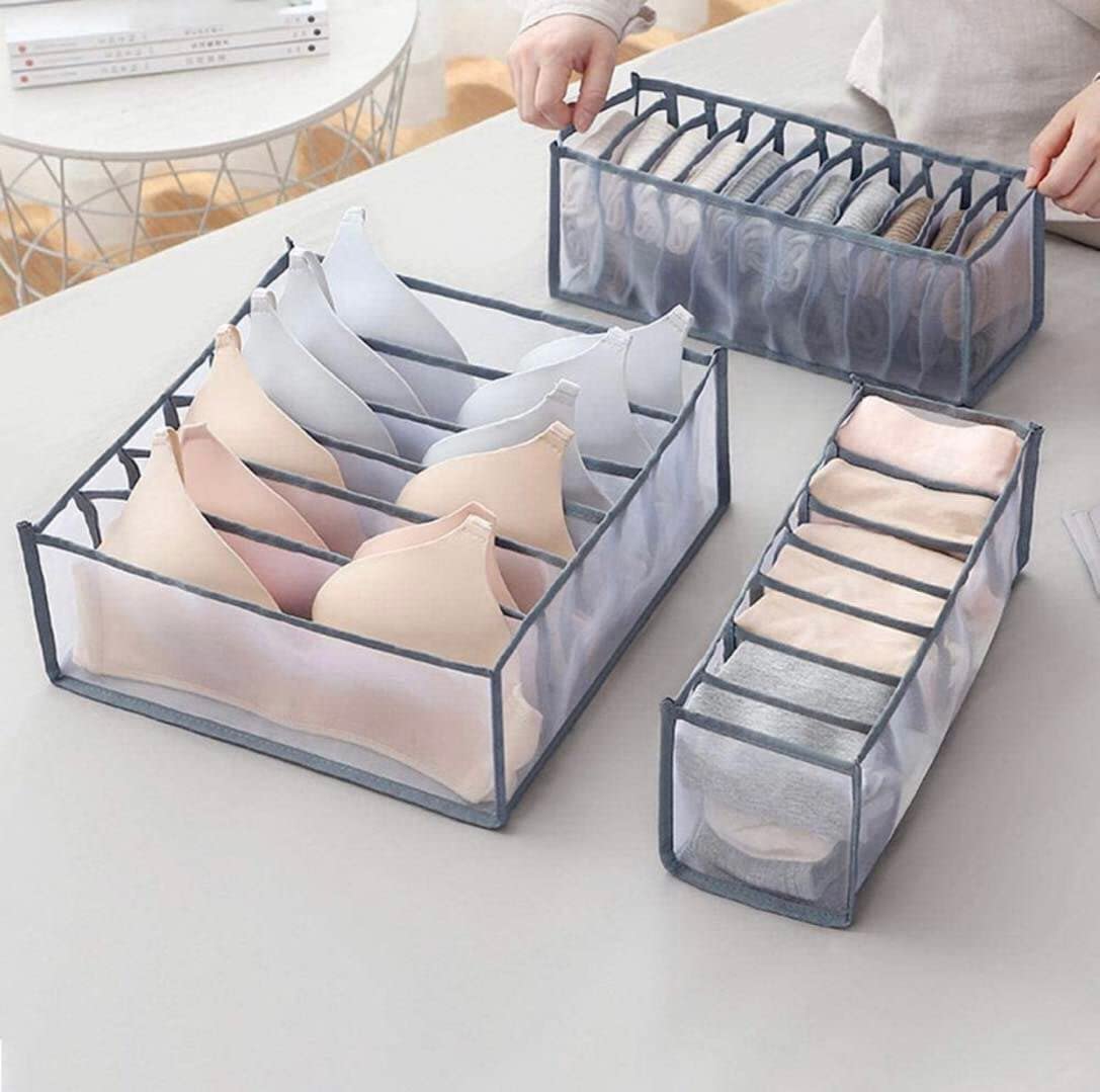 Socks Underwear Storage Box with Compartments Socks Bra