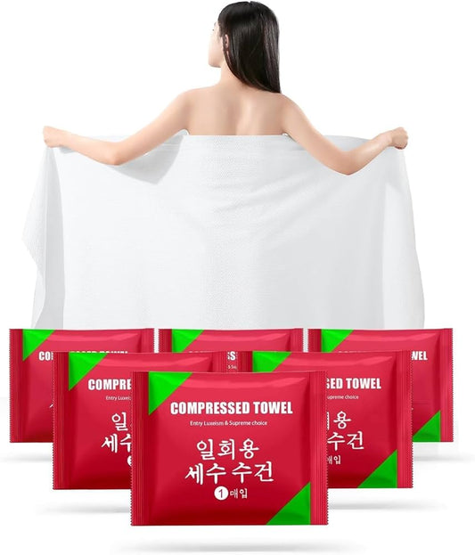 Large Big 70x140 Portable Shower Disposable Compression