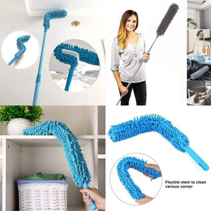 Fan Duster Flexible Microfiber Duster With Telescopic