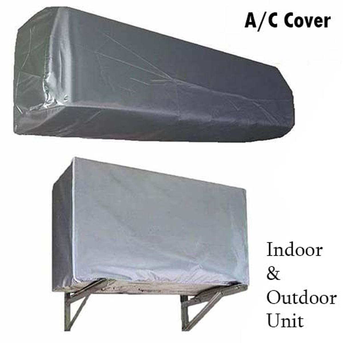 AC Dust Cover For Indoor & Outdoor Unit - Silver