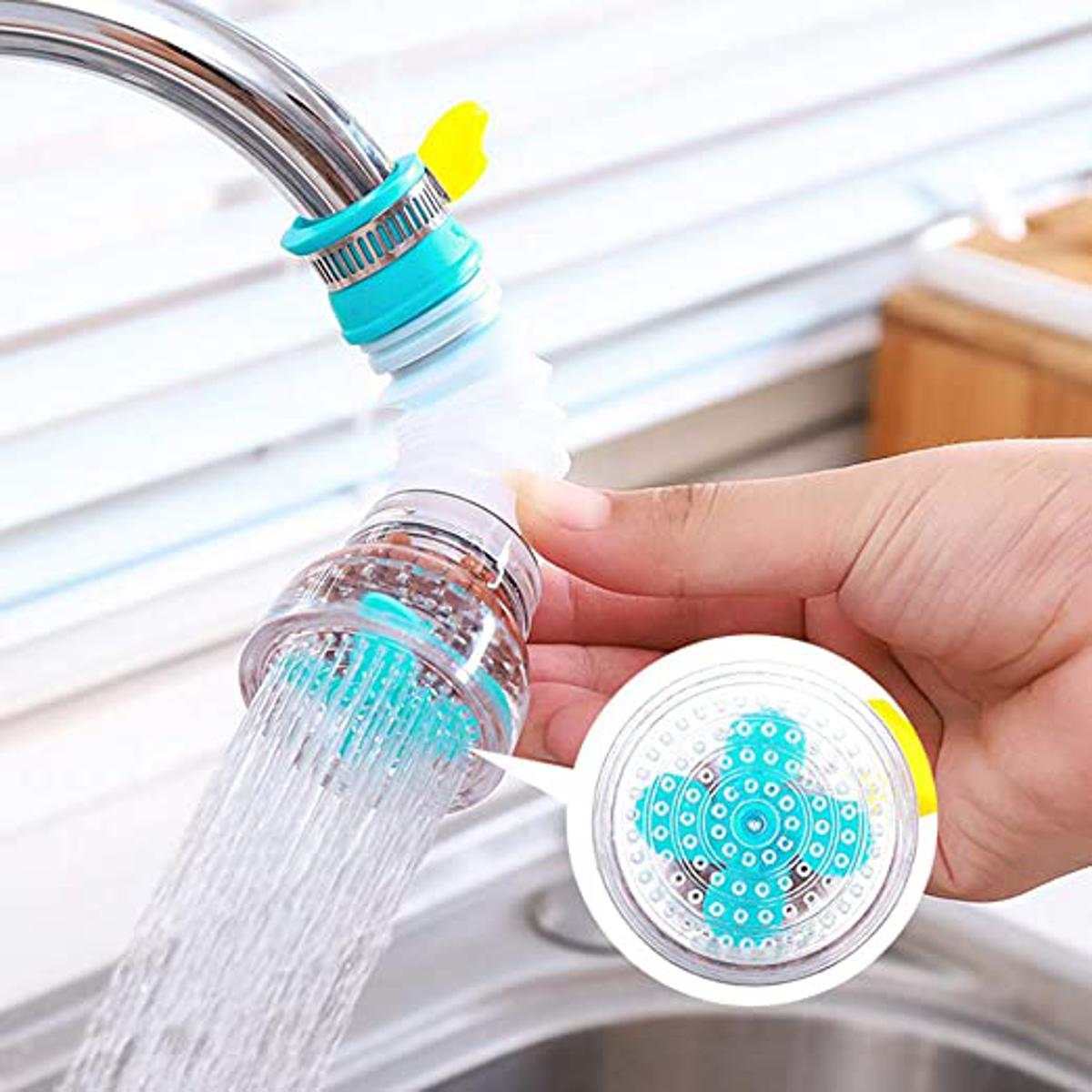 360 Degree Adjustable Water Tap Extension Filter Shower